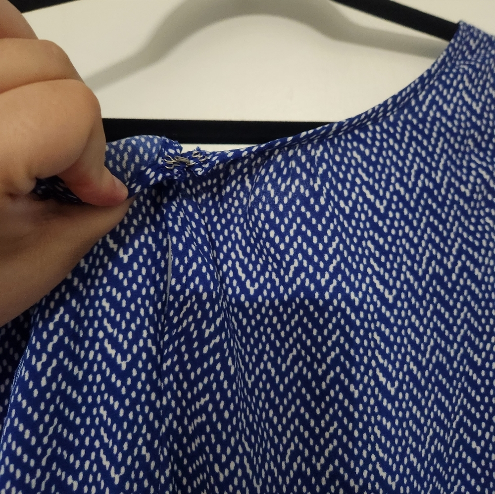 Blue Gap Geometric Patterned Jumper - image 3